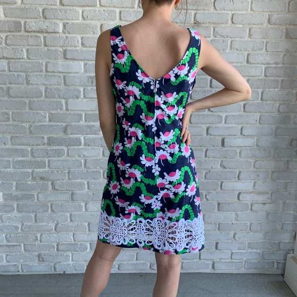 Lilly Pulitzer Mariana Yum Yum Cutout Lace Dress 10 - Picture 2 of 9